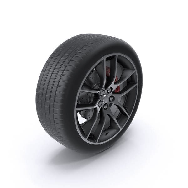 Car Wheel With Rotor